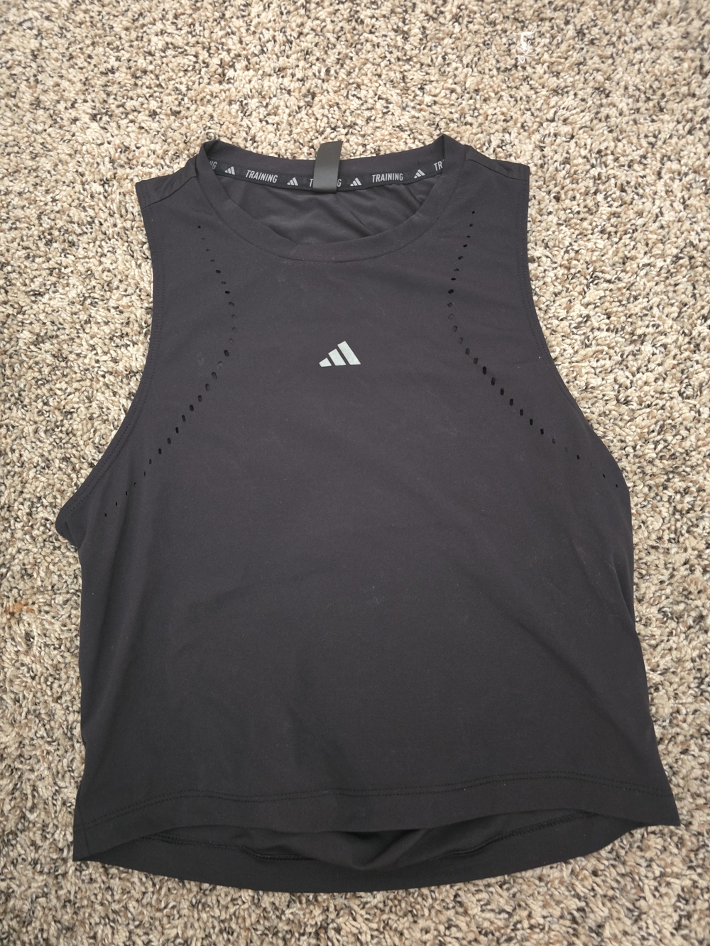 adidas Black Women's Sleeveless Training Tank